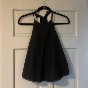 Lululemon high neck tank. Black size 4